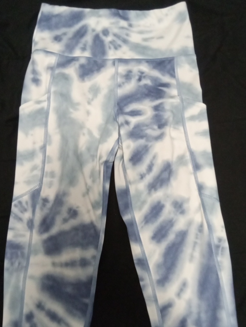 American Eagle Medium The Everything Pocket Highest Waist Leggings Blue Tie Dye